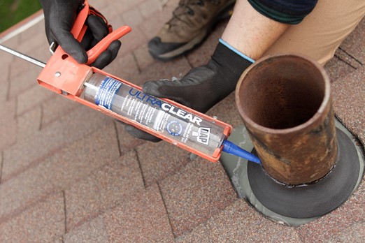 apply DAP Ultra Clear Roof