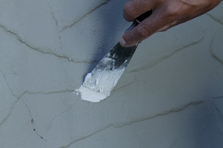 apply patching material