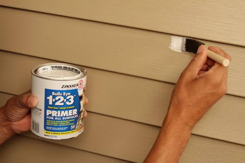 priming the patched area